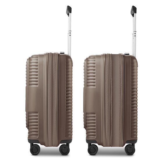 Redolz Essentials 17 2.0 4 Rollen Kabinentrolley 55 cm Laptopfach mit Dehnfalte