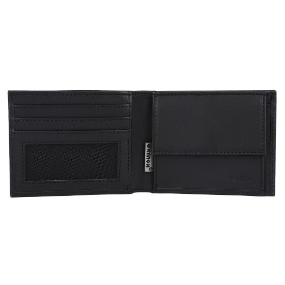 oxmox Leather Geldbörse RFID Schutz Leder 10.5 cm