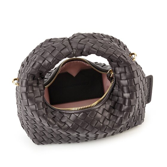 LES VISIONNAIRES Greta Micro weave Handtasche Leder 20 cm