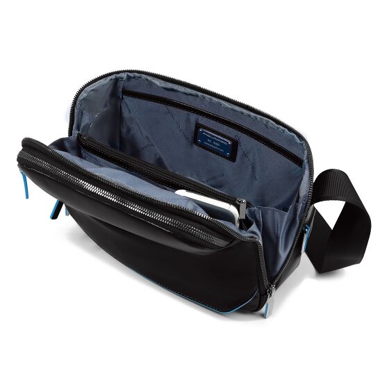 Piquadro Blue Square Umhängetasche Leder 27 cm