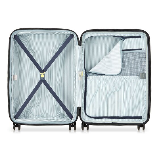 Delsey Paris Longitude 4 Rollen Trolley 69 cm mit Dehnfalte