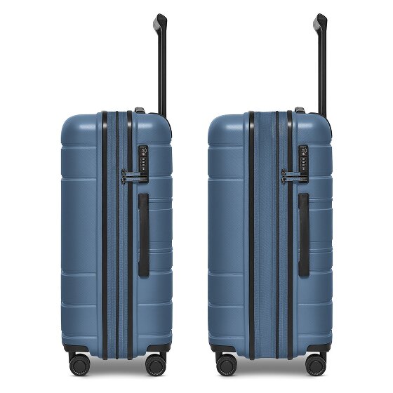Redolz Essentials 11 4 Rollen Trolley 66 cm mit Dehnfalte