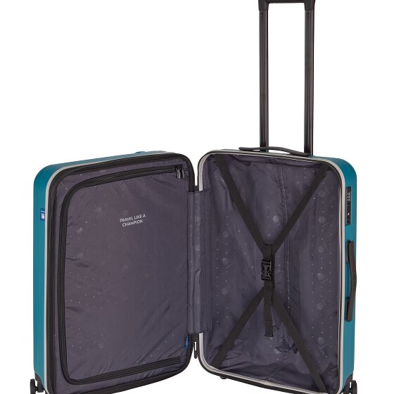 Travelite travelite x NFL 4 Rollen Kofferset 3-teilig mit Dehnfalte