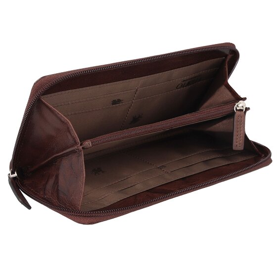 mano Donna Aurona Geldbörse RFID Leder 19 cm mano Donna Aurona Geldbörse RFID Leder 19 cm