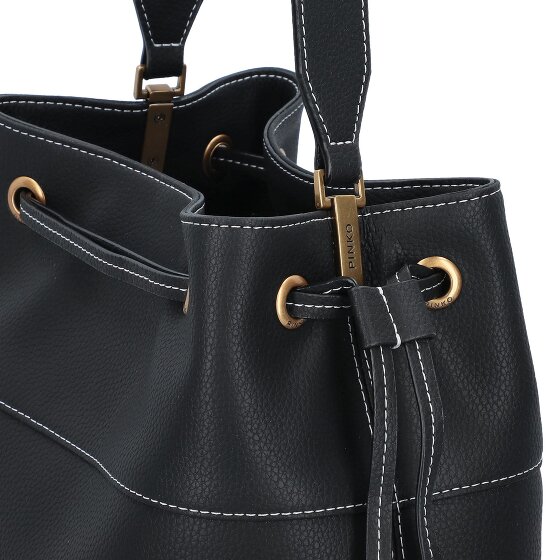 PINKO Secchiello Schultertasche Leder 25 cm