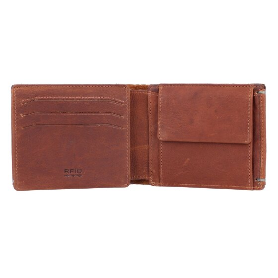 Burkely Antique Avery Geldbörse RFID Leder 12 cm