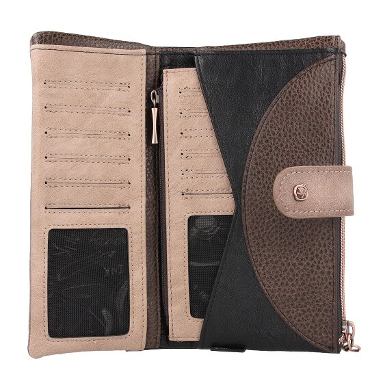 Anekke Shoen Black Geldbörse RFID Schutz 20 cm