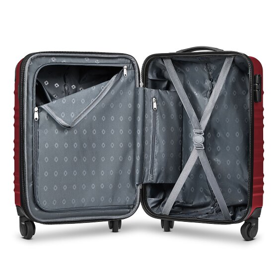 Wenger Amplar Evo 4 Rollen Kabinentrolley S 53 cm mit Dehnfalte