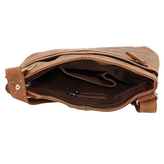Greenburry Vintage Umhängetasche Leder 25 cm