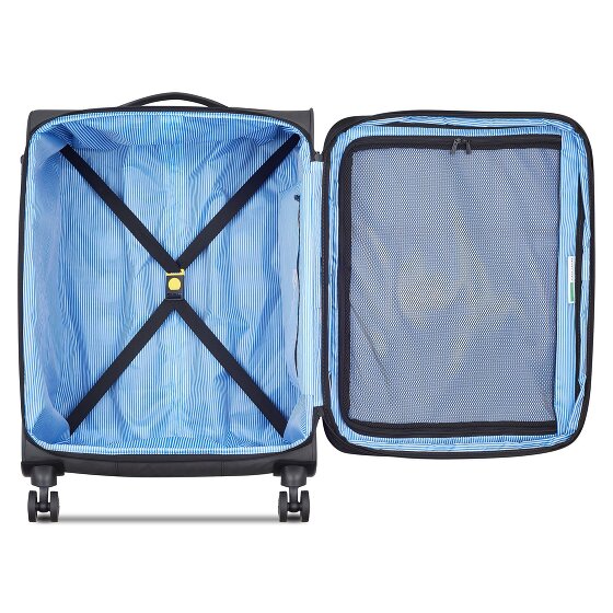 Delsey Paris x United Colors of Benetton BE 4-Rollen Trolley 65 cm mit Dehnfalte