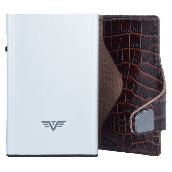 Tru Virtu Click & Slide Kreditkartenetui Geldbörse RFID Leder 6,5 cm Tru Virtu Click & Slide Kreditkartenetui Geldbörse RFID Leder 6,5 cm