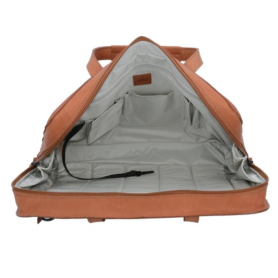Jost Futura Aktentasche Leder 38 cm Laptopfach