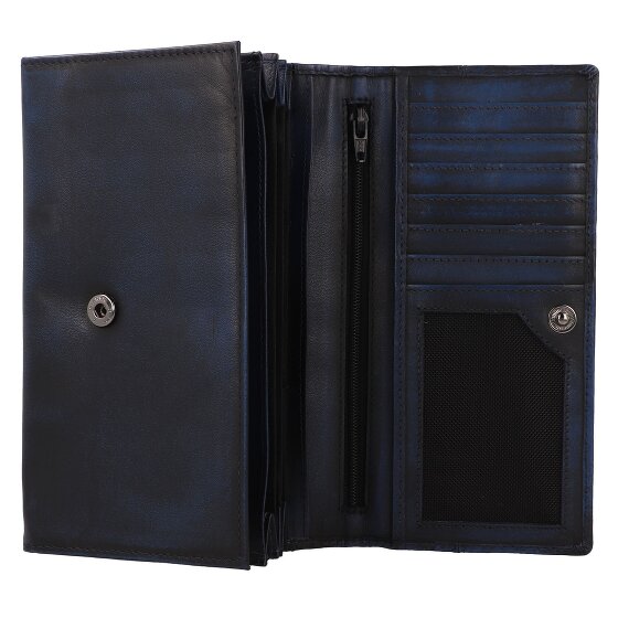 Greenburry Destressed Geldbörse RFID Schutz Leder 18.5 cm