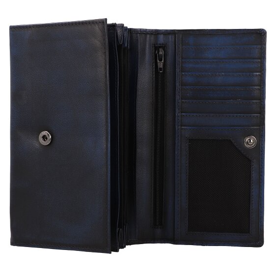 Greenburry Destressed Geldbörse RFID Schutz Leder 18.5 cm