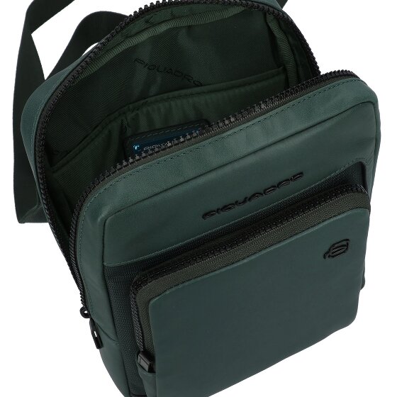 Piquadro Liko Mini Bag Umhängetasche RFID Schutz Leder 17 cm