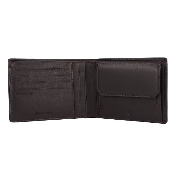 Samsonite Attack 2 Geldbörse RFID Schutz Leder 13 cm