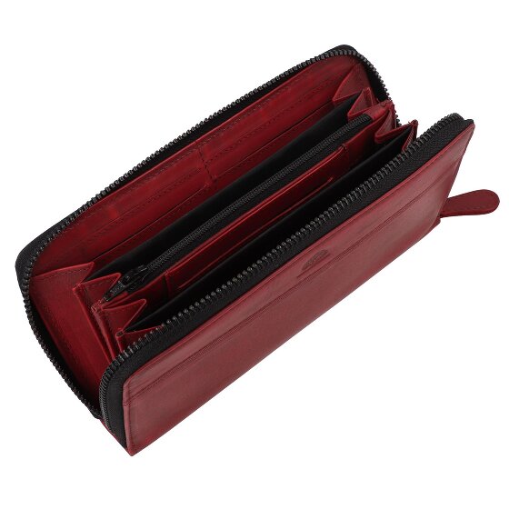 Greenburry Destressed Geldbörse RFID Schutz Leder 19 cm