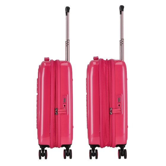 Mandarina Duck Logoduck + Metal 4 Rollen Trolley S 55 cm mit Dehnfalte