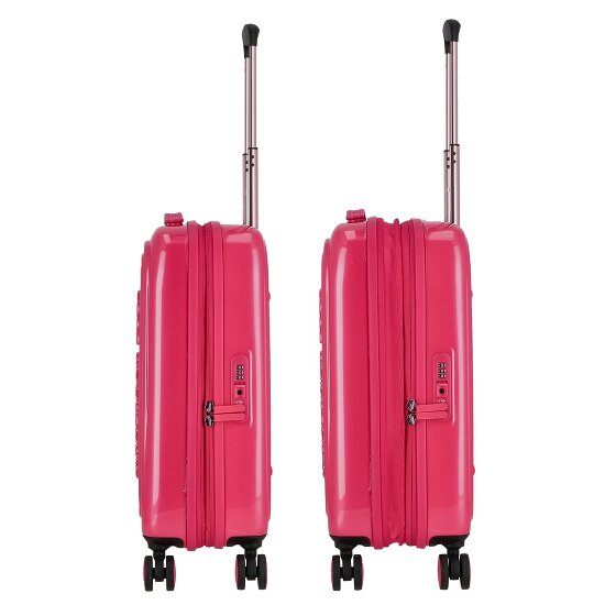 Mandarina Duck Logoduck + Metal 4 Rollen Trolley S 55 cm mit Dehnfalte