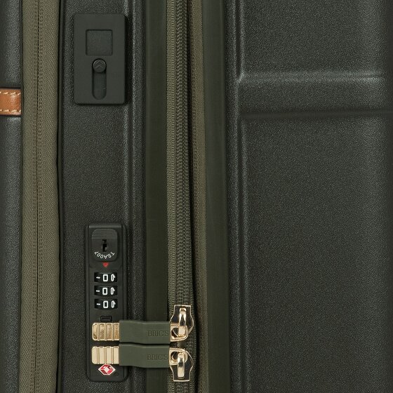 Bric's Bellagio 4 Rollen Kabinentrolley 55 cm mit Dehnfalte