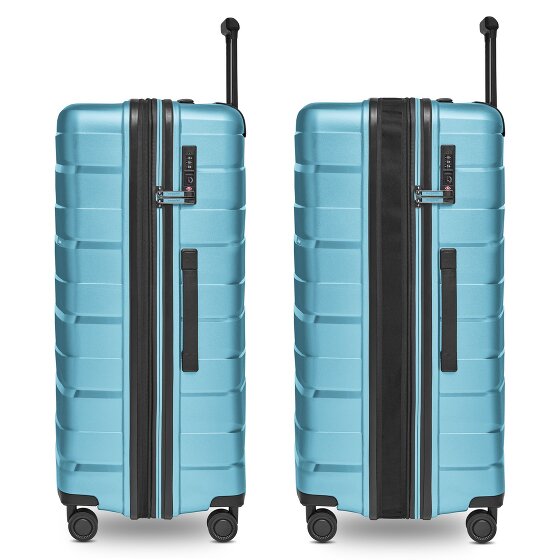 Bergpfeil Travel 4-Rollen Trolley L 75 cm mit Dehnfalte