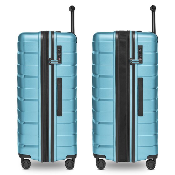 Bergpfeil Travel 4 Rollen Trolley L 75 cm mit Dehnfalte
