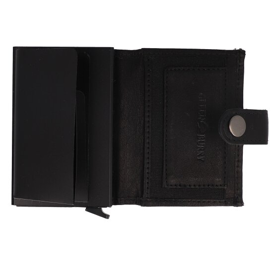 Greenburry Vintage Geldbörse RFID Schutz Leder 10 cm