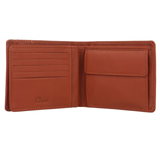 mano Don Leonardo Geldbörse RFID Leder 11,5 cm