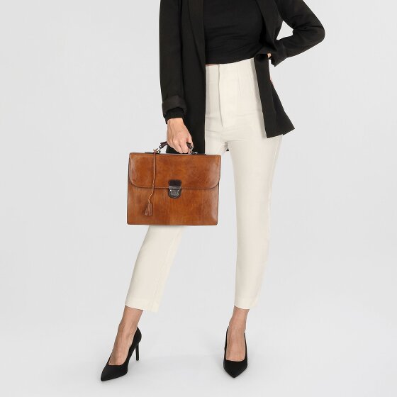 Castelijn & Beerens Rien Aktentasche RFID Leder 39,5 cm Laptopfach