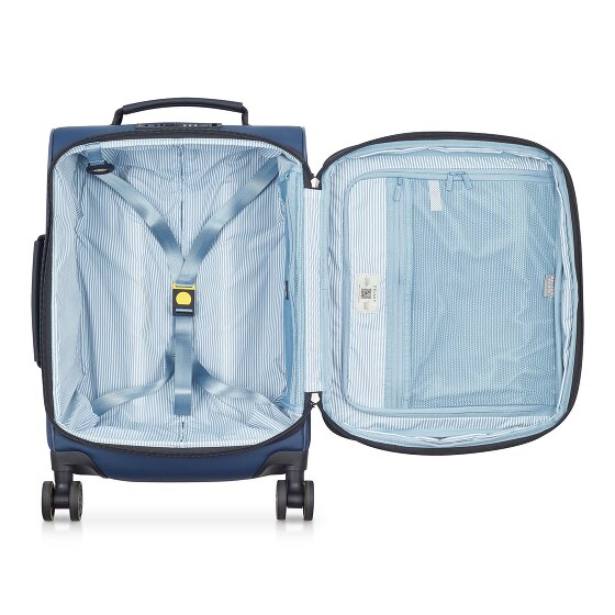 Delsey Paris Turenne Soft 4 Rollen Kabinentrolley 56 cm mit Dehnfalte