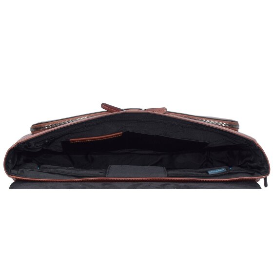 Piquadro Black Square Aktentasche Leder 40 cm Laptopfach