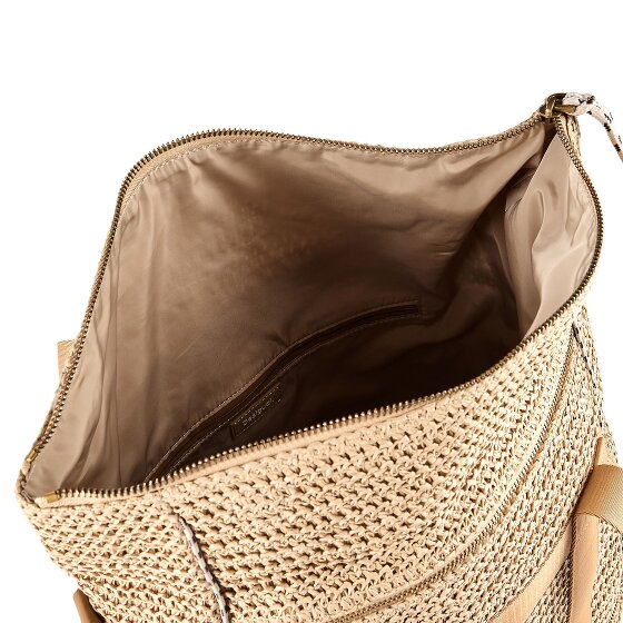 Desigual Raffia Schultertasche 29 cm mit Dehnfalte