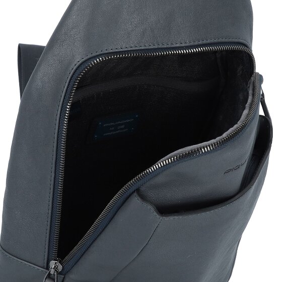 Piquadro Black Square Umhängetasche Leder 20 cm