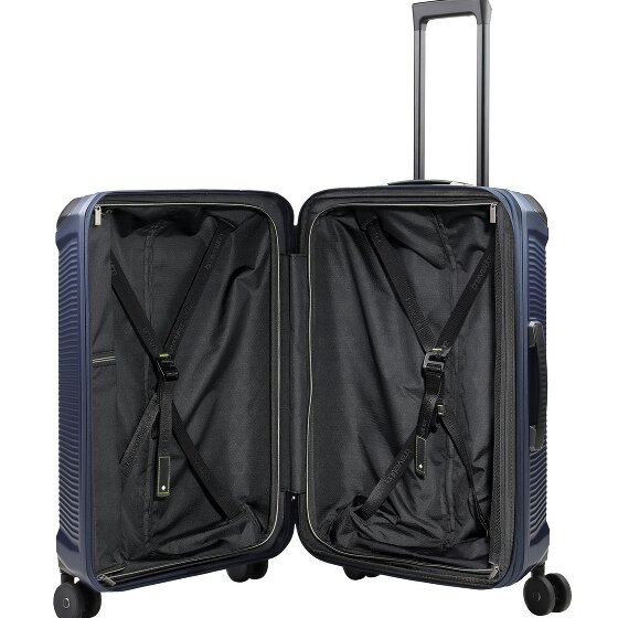 Travelite Millennium 4 Rollen Trolley 67 cm mit Dehnfalte