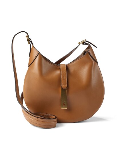 POLO RALPH LAUREN Polo ID Handtasche Leder 25 cm