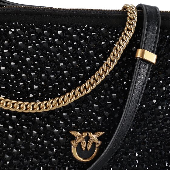 PINKO Schultertasche Leder 22 cm