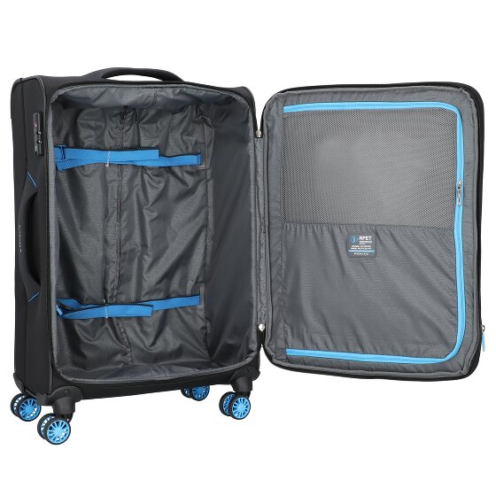 Roncato Crosslite 4 Rollen Kofferset 3-teilig mit Dehnfalte