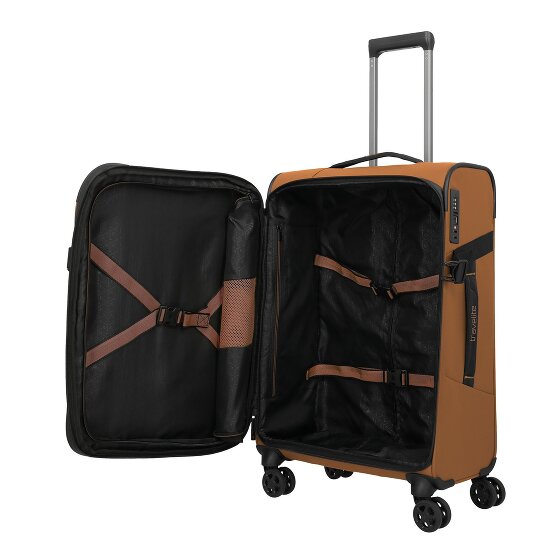 Travelite Briize 4 Rollen Kofferset 3-teilig mit Dehnfalte