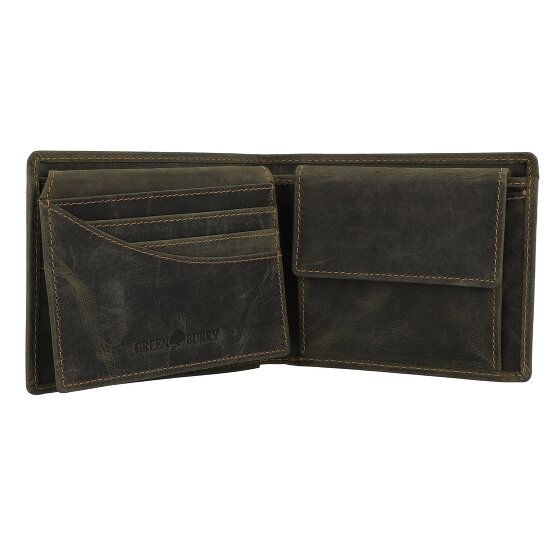 Greenburry Vintage Geldbörse Leder 12 cm