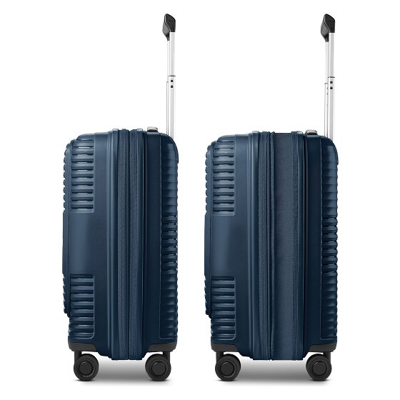 Redolz Essentials 17 2.0 4 Rollen Kabinentrolley 55 cm Laptopfach mit Dehnfalte
