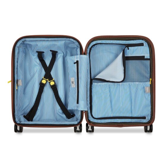 Delsey Paris Carrousel 2 4 Rollen Kabinentrolley 55 cm mit Dehnfalte
