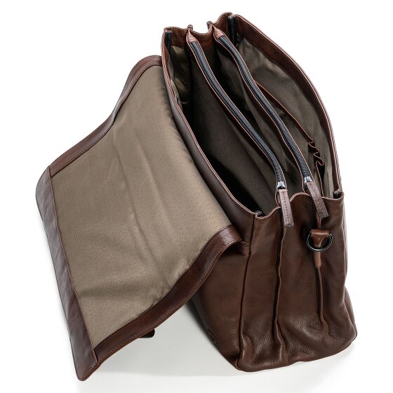 Farmhood Memphis Aktentasche XXL 3 Fächer Leder 39 cm Farmhood Memphis Aktentasche XXL 3 Fächer Leder 39 cm