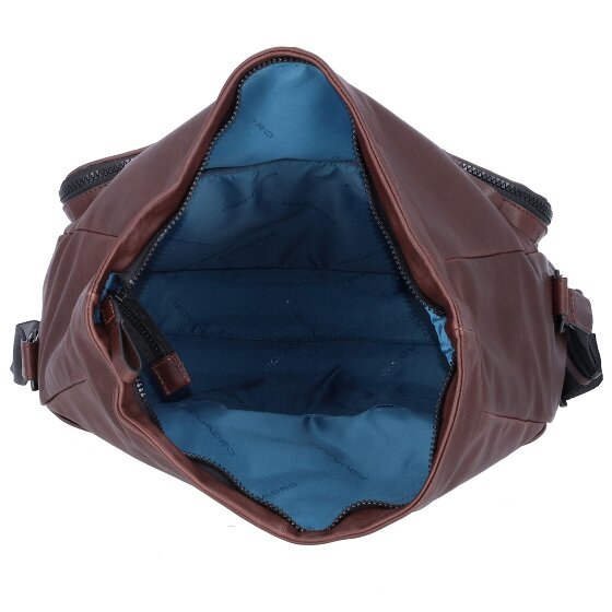 Piquadro Harper Umhängetasche Leder 34 cm Laptopfach