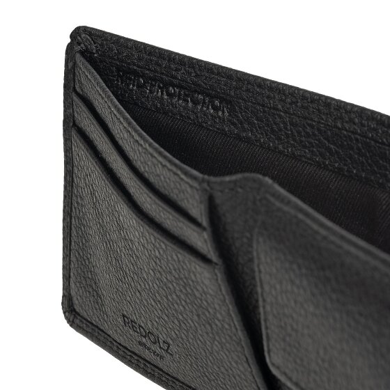 Redolz Leather Essentials QF kleine Geldbörse RFID Leder 10,5 cm