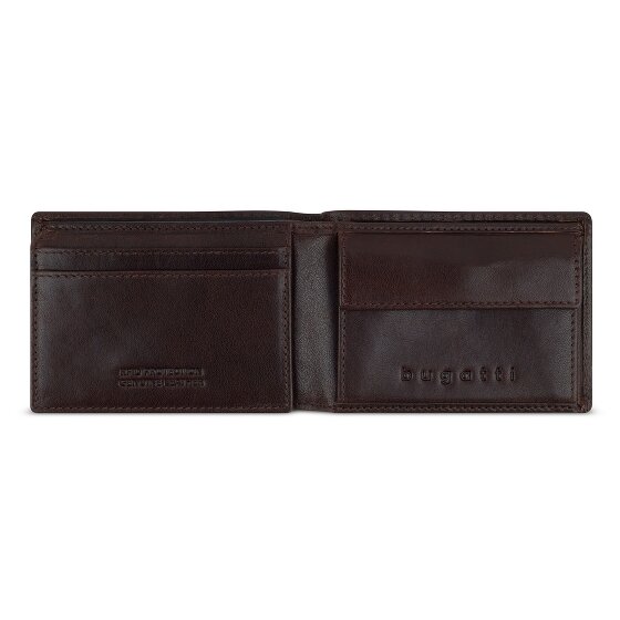 bugatti Neaples Geldbörse RFID Schutz Leder 10 cm