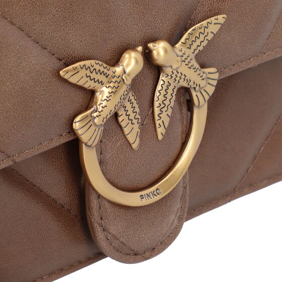 PINKO Love One Umhängetasche Leder 21 cm