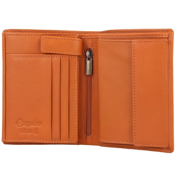 Esquire Peru Geldbörse RFID Leder 9,5 cm