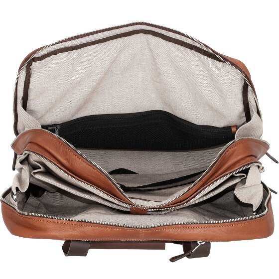 Harold's 2-Rollen Businesstrolley Leder 40 cm Laptopfach