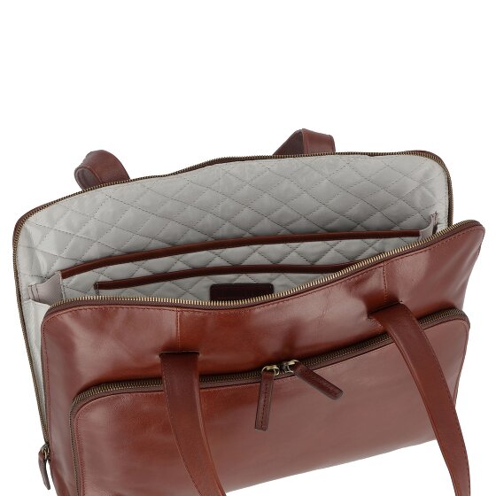 Leonhard Heyden Cambridge Schultertasche Leder 41 cm Laptopfach