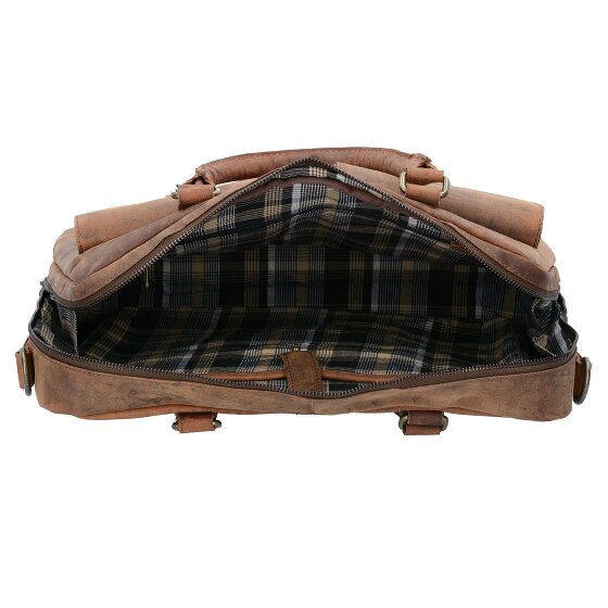 Harold's Antic Collection Aktentasche Leder 40cm Laptopfach